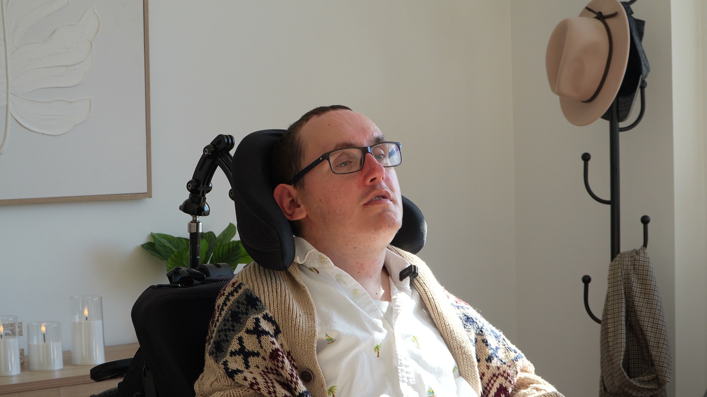 An Abound participant at home in his accessible Sutherland Shire house